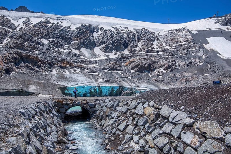 Rettenbachferner on the Ötztal Glacier Road, Sölden, Ötztal, Ötztal Alps, Tyrol, Austria