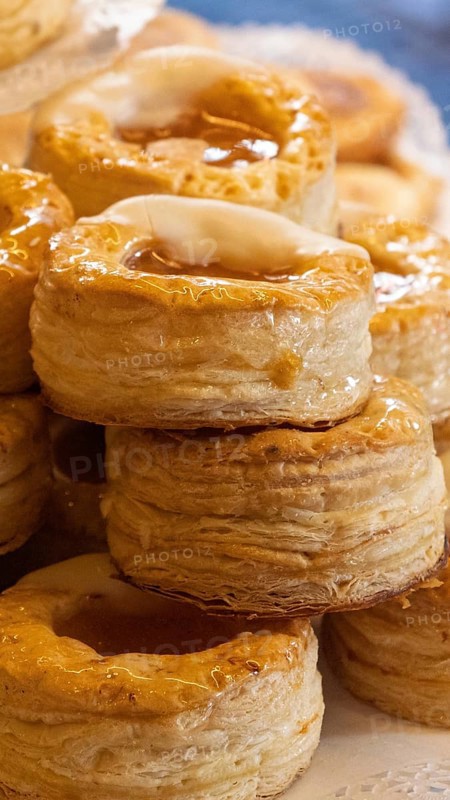 Argentina, Buenos Aires, pastry, sweets and desserts sold in street restaurants and cafes