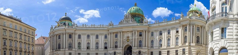 Austria St. Michael Wing of Hofburg, imperial palace of the Habsburg dynasty in Vienna