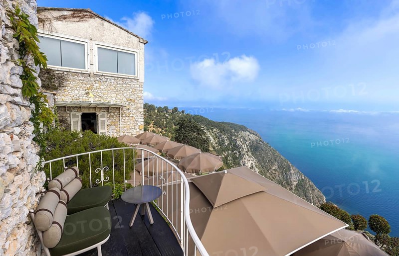 France, French Riviera, Eze Village scenic views and old town streets