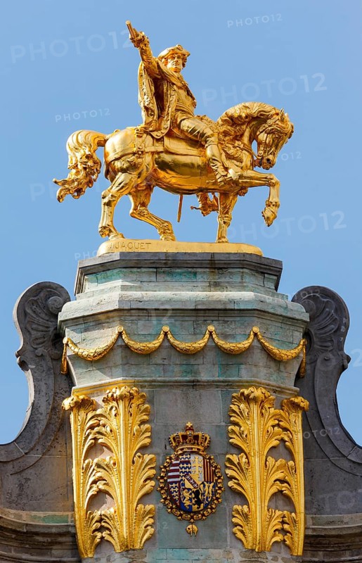 Baroque Guild House of Brewers, Maison des Brasseur, or even The Golden Tree, de Gulden Boom, L'Arbre d'Or, Brewery Museum at the Grand Palace, Brussels, Belgium