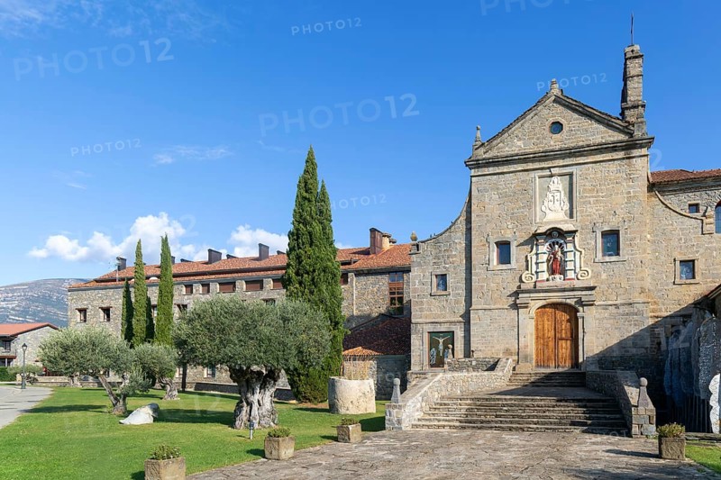 El Monasterio de Boltaña, former monastery now hotel and spa, Boltana, Huesca province, Aragon, Spain