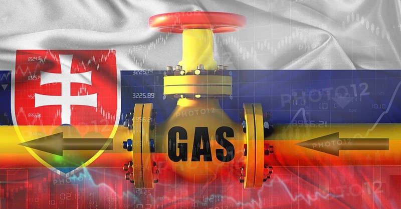 Russian gas export pipeline to Slovakia. Gas exports from Russia to Slovakia on financial chart