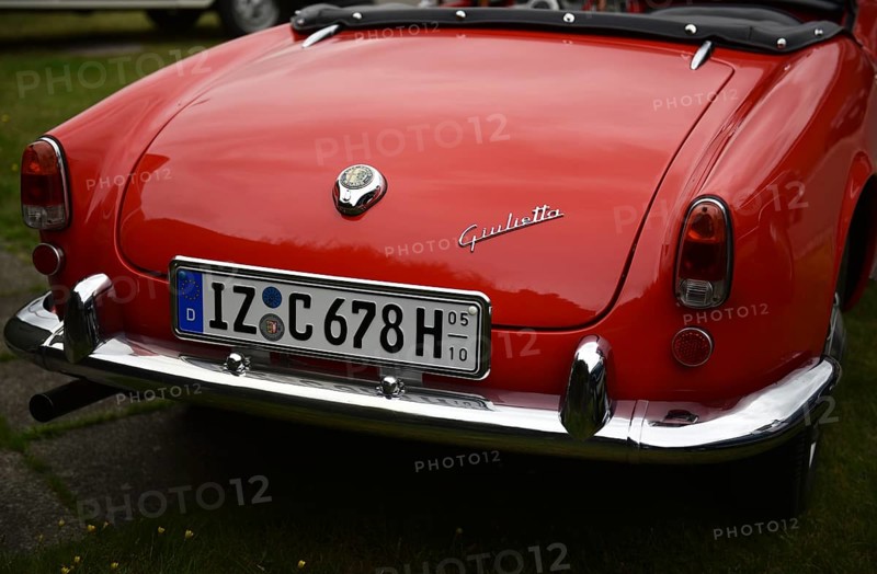 Alfa-Romeo Giulietta at classic car meeting in Büsum, Schleswig-Holstein, Germany