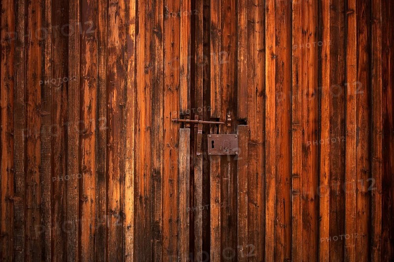 Wooden gate, wooden gate, locked, castle, Bietigheim-Bissingen, Baden-Württemberg, Germany