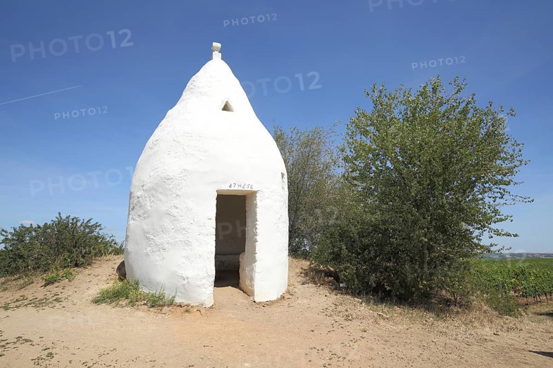 Trullo, Weinberghäuschen, wine-growing region, wine culture, Flonheim, Rhine-Hesse region, Rhineland-Palatinate, Germany