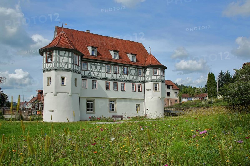 Baroque castle, Lautereck, Sulzbach an der Murr, Baden-Württemberg, Germany
