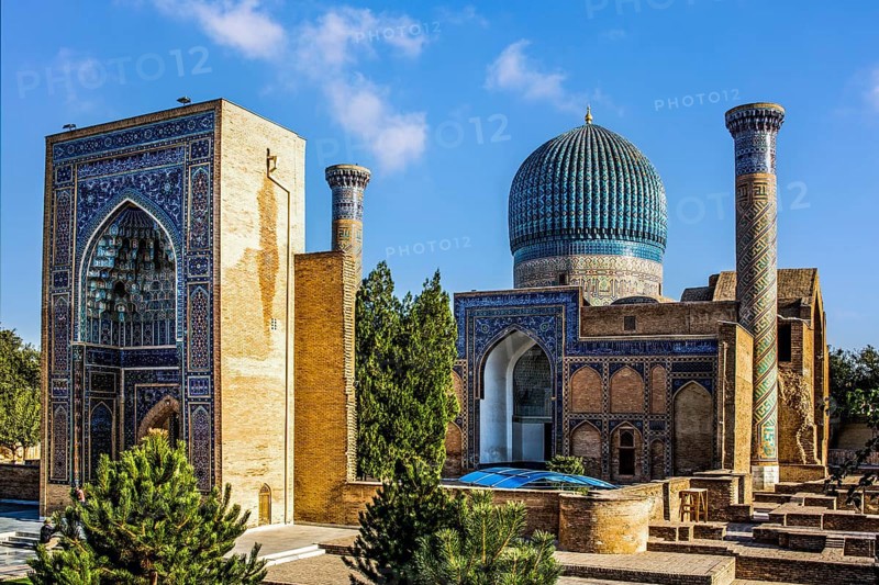 Gur-Emir Mausoleum, Tomb of the Timurids, Samarkand, Uzbekistan