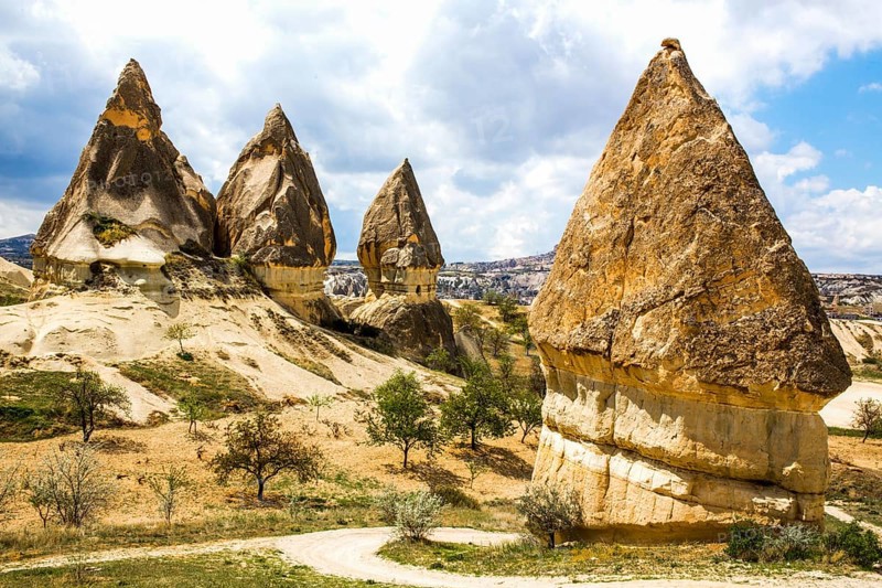 Kiliclar Valley, fantastic tuff rock formations, Cappadocia, Turkey