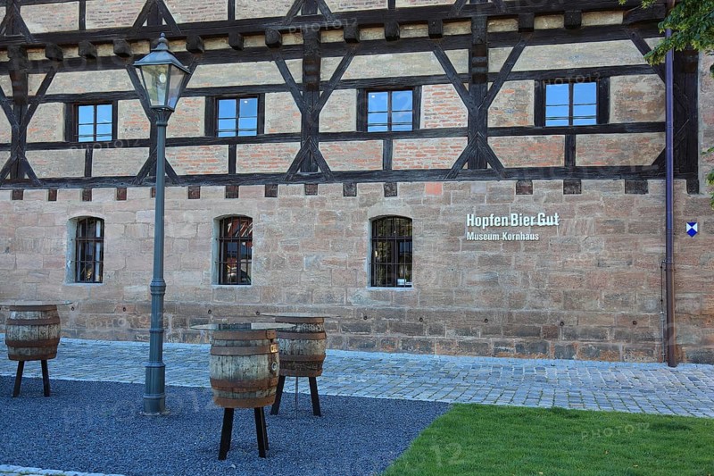 Kornhaus Museum, Hopfen Bier Gut, City of Spalt, Roth District, Middle Franconia, Germany