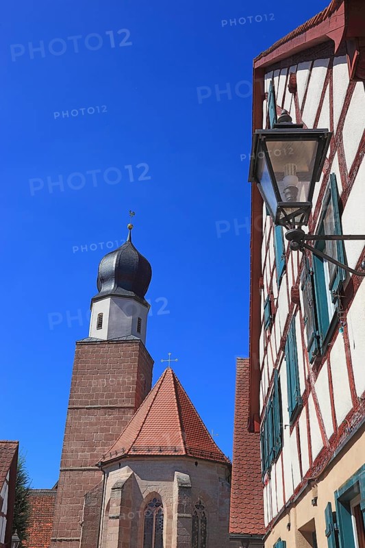 Chapel, Our Lady, Frauenkapelle in the old town, city of Heideck in the district of Roth, Middle Franconia, Bavaria, Germany