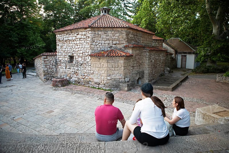 Amam Turkish bath in Svetog Save pedestrian zone in Sokobanja, Serbia