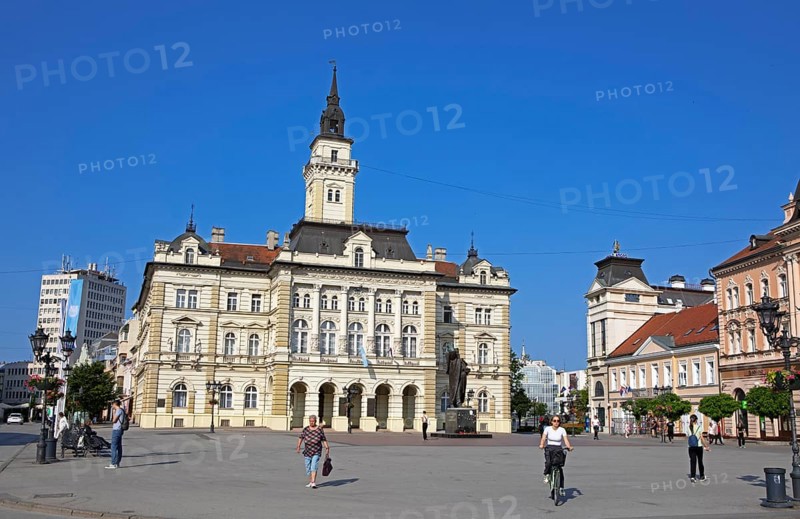 Freedom Square Town Hall, Old Town, Novi Sad, Vojvodina Province, Serbia