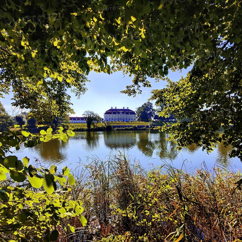 Meseberg Castle, Baroque Castle on Lake Huwenow, Guest House and Conference Center of the Federal Government, Meseberg, Gransee, Brandenburg, Germany