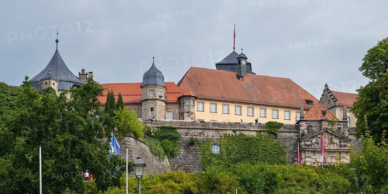 Rosenberg Fortress, Obere Altstadt, Kronach, Upper Franconia, Franconia, Bavaria, Germany