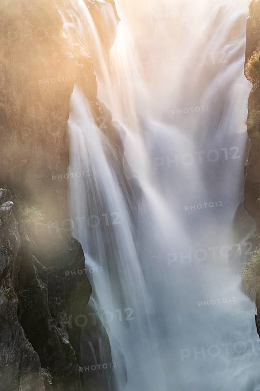Detail, Epupa Falls, Water at Epupa Waterfalls, Kaokoveld, Namibia