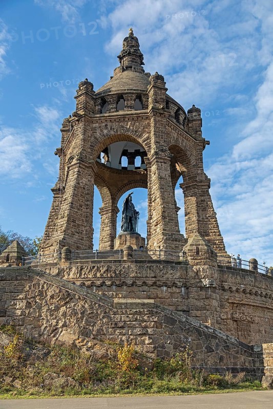 Kaiser-Wilhelm-Denkmal, Porta Westfalica, North Rhine-Westphalia, Germany