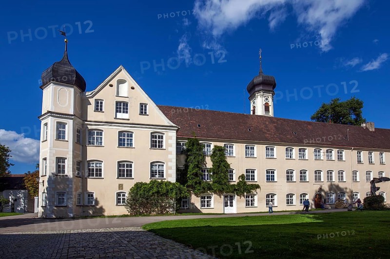Castle in Isny, Allgäu, Baden-Württemberg, Germany