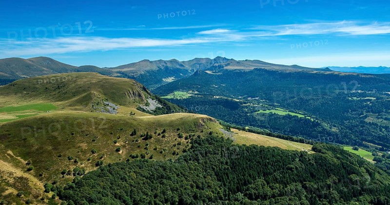 Sancy Massif. Auvergne volcanoes natural park. Puy-de-Dome. Auvergne-Rhone-Alpes. France