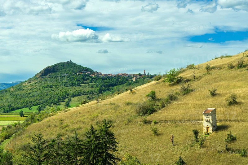 Dovecote in Limagne plain, Puy de Dome department, Auvergne Rhone Alpes, France