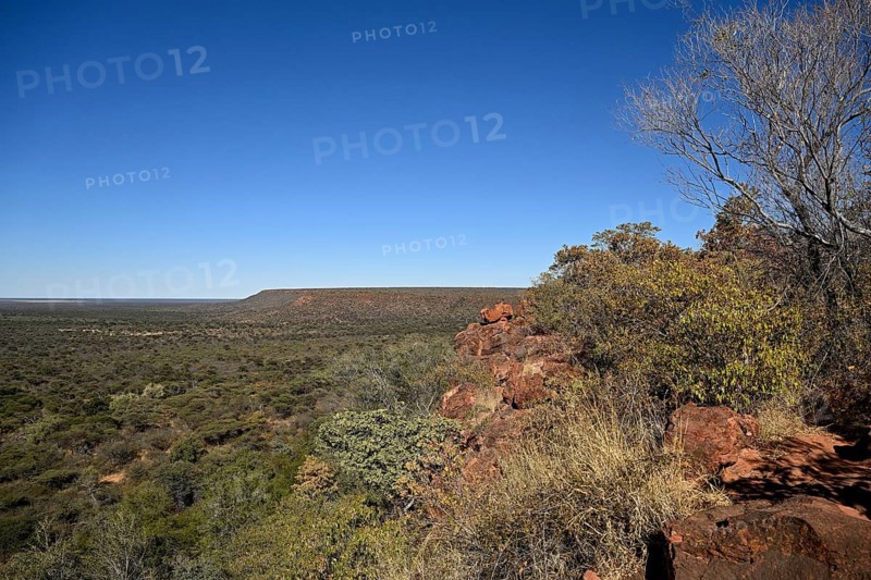 View of the Waterberg, Otjozondjupa region, Namibia