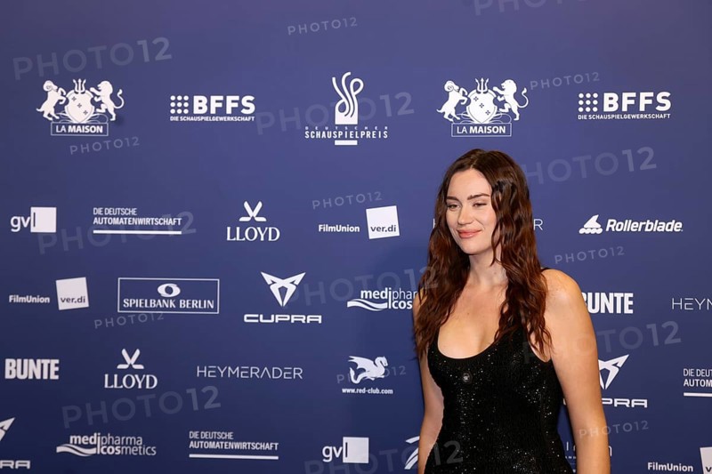 Gloria-Sophie Burkandt, daughter of Markus Söder, German Acting Award 2025, Hotel Pullman Berlin Schweizerhof 9 October, 2025 in Berlin