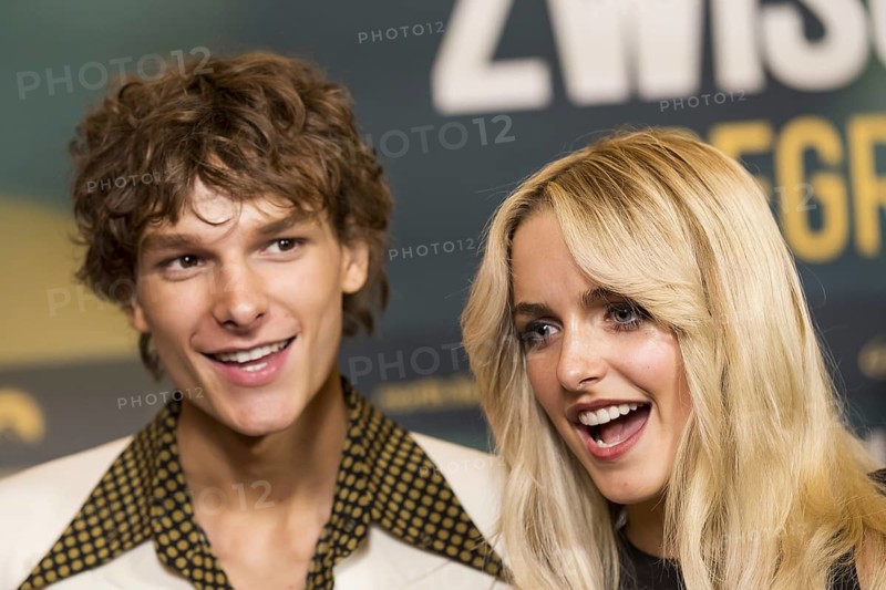 Mason Thames and Mckenna Grace on the red carpet for the special screening of All das Ungesagte zwischen uns - Regretting You at Zoo Palast, Berlin, 12 October 2025