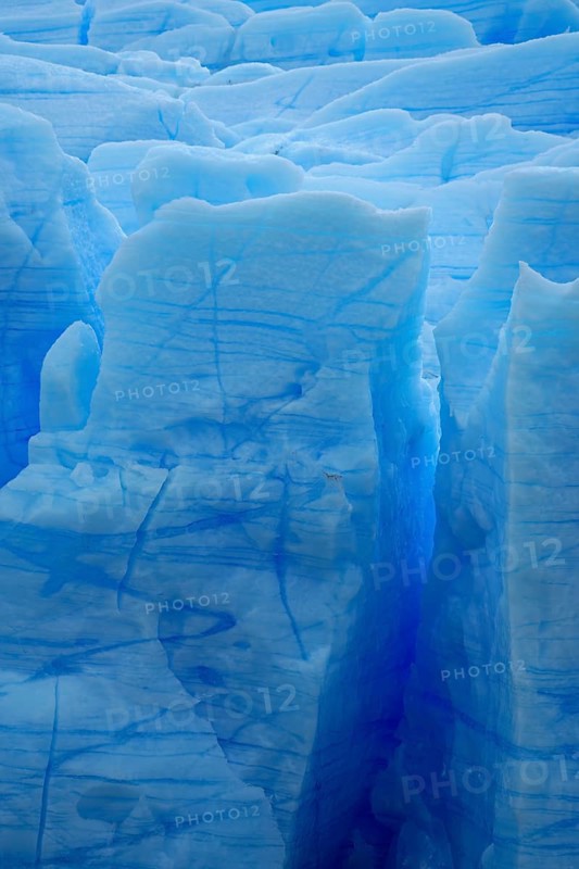 Grey Glacier, in Grey Lake, Torres del Paine National Park, Patagonia, Chile, South America