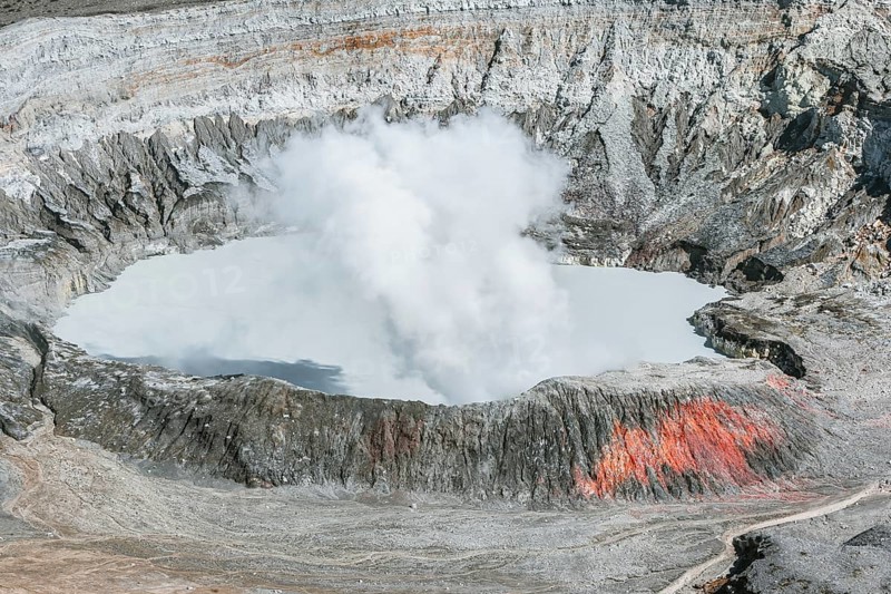 Poas volcano, Poas National Park, Costa Rica, Central America