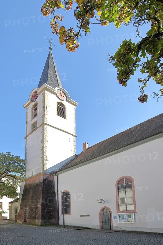 Protestant town church, Wiesloch, Baden-Württemberg, Germany