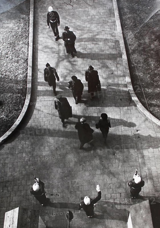 Nuremberg Trials, On the way to the courthouse. Nuremberg 1946