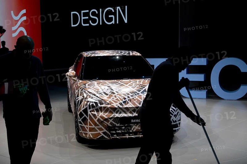 Munich, Germany - 10.9.2025: A Cupra Raval during the IAA Mobility 2025 (International Motor Show) in Munich