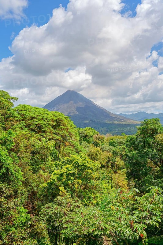 Arenal volcano, Arenal Volcano National Park, La Fortuna, Costa Rica