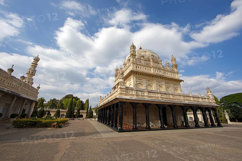 Gumbaz or mausoleum of Tipu Sultan and his family, Srirangapatna, Karnataka, India