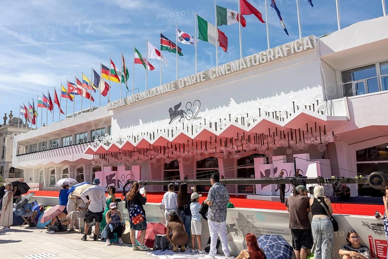 Venice, Italy - 3 September 2025: Palazzo del Cinema during the 82nd Venice International Film Festival