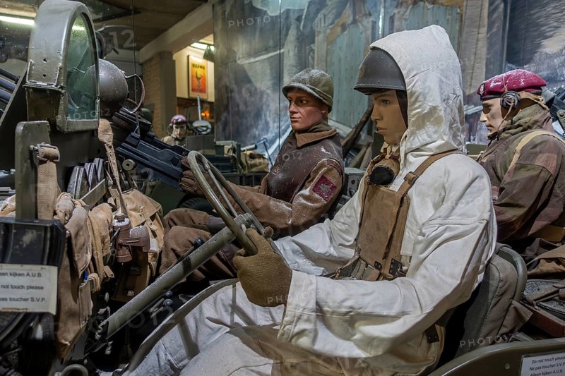 Museum of the Battle of the Ardennes, Musée de la Bataille des Ardennes in the city La Roche-en-Ardenne, province of Luxembourg, Wallonia, Belgium