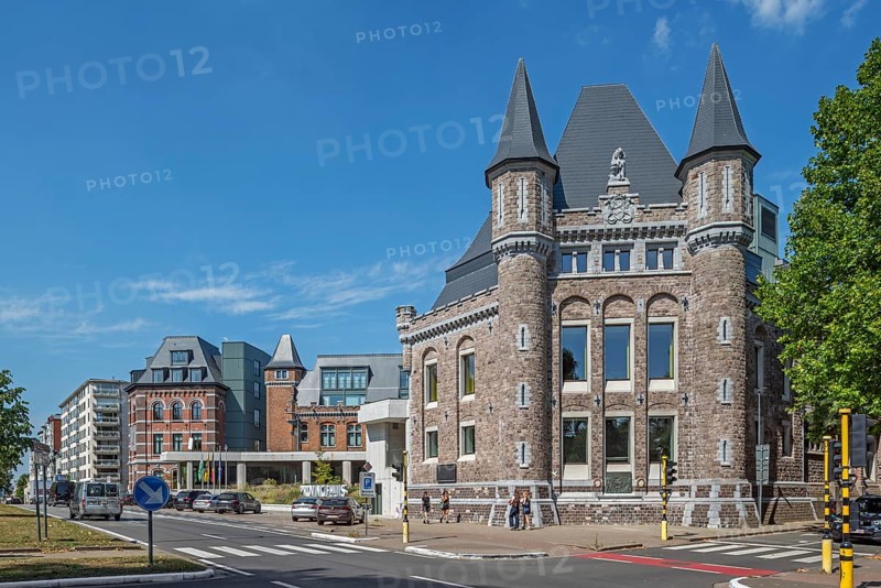 Provinciehuis van Oost-Vlaanderen, Provincial House of East Flanders in former Leopoldskazerne, Leopold Barracks in the city Ghent, Gent, Belgium