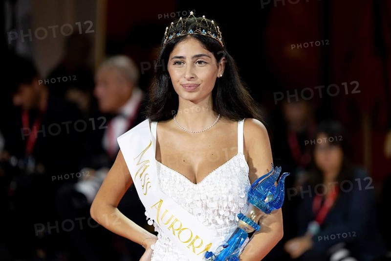 Venice, Italy - 3 September 2025: Ginevra De Biasi during the red carpet of - Cartier Glory To The Filmmaker Award 2025 and In the Hand of Dante - during the 82nd Venice International Film Festival