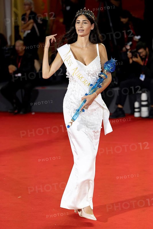 Venice, Italy - 3 September 2025: Ginevra De Biasi during the red carpet of - Cartier Glory To The Filmmaker Award 2025 and In the Hand of Dante - during the 82nd Venice International Film Festival