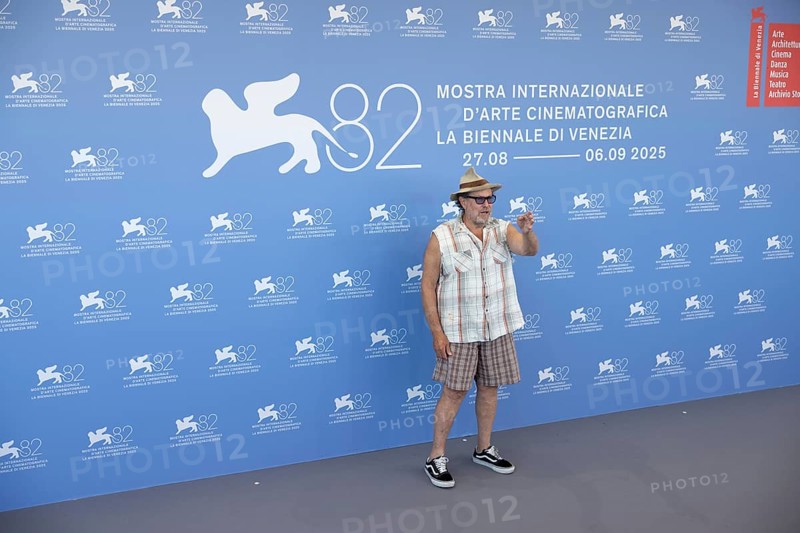 Venice, Italy - 3 September 2025: Julian Schnabel during the Photo Call of - In the Hand of Dante - during the 82nd Venice International Film Festival