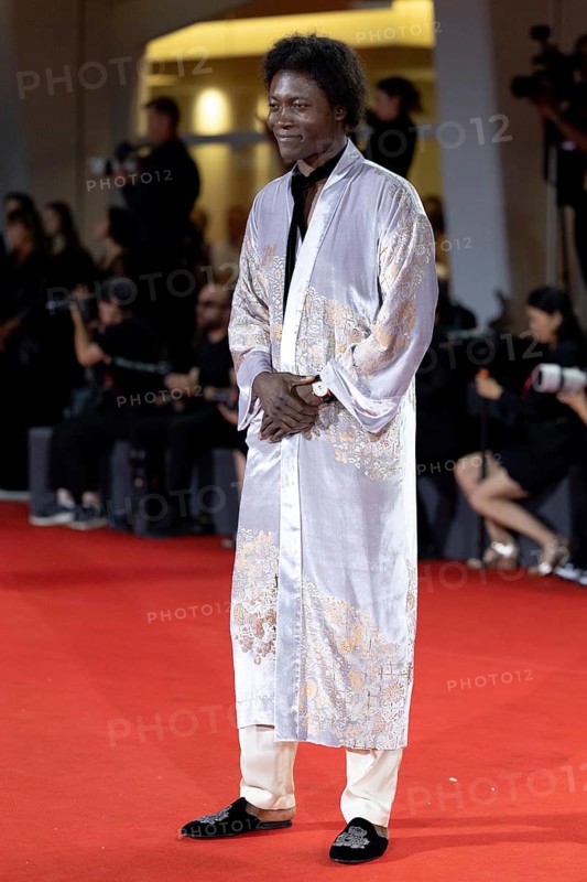 Venice, Italy - 3 September 2025: Benjamin Clementine during the red carpet of - Cartier Glory To The Filmmaker Award 2025 and In the Hand of Dante - during the 82nd Venice International Film Festival