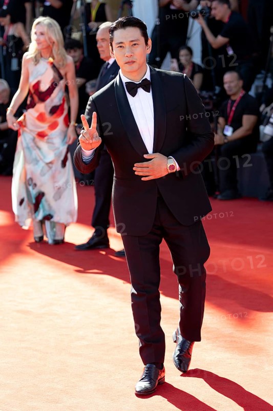 Venice, Italy - 3 September 2025: Teo Yoo during the red carpet of - The Voice Of Hind Rajab - during the 82nd Venice International Film Festival