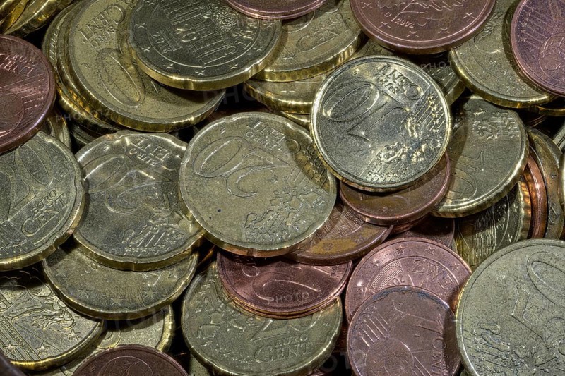 Euro coins