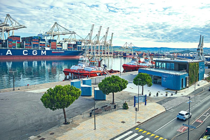 Port of the city of Koper, Slovenia