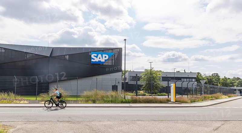 SAP data centre (WDF51) . Building of the listed software group SAP SE. Walldorf, Baden-Württemberg, Germany