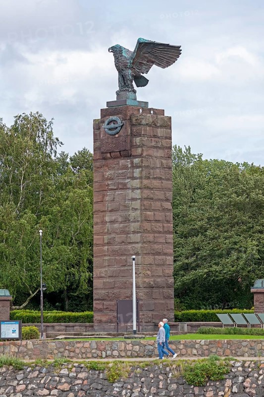 Submarine memorial, Heikendorf, Kiel Fjord, Schleswig-Holstein, Germany