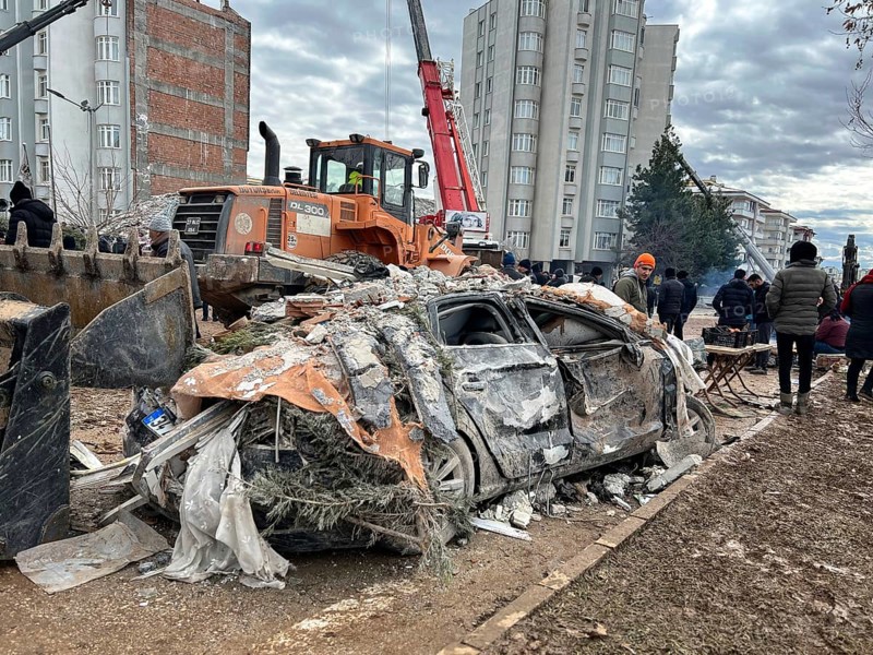 Buildings and public properties severely damaged by the powerful earthquake that struck Turkey, leaving widespread destruction and loss. Kahramanmaras, Turkey. February 6, 2023, Kahramanmaras, Turkey