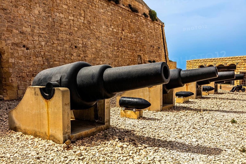 Fort St. Elmo, fortress on the northern tip built in 1670 by the Order of Malta to fortify the harbour, houses the National War Museum of Military History, Valletta, UNESCO World Heritage Site, Malta