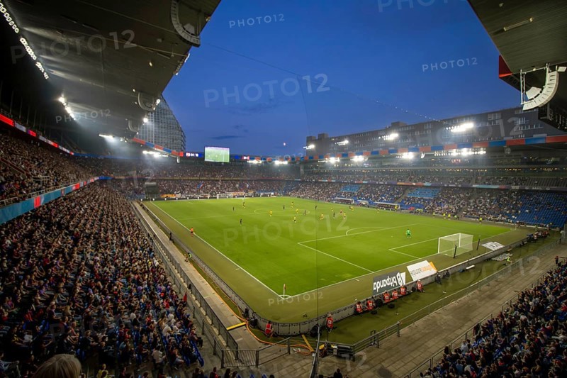 St.-Jakob-Park Basel at the Swiss Super League match between FC Basel and Young Boys Bern. 26, 978 spectators watched the match