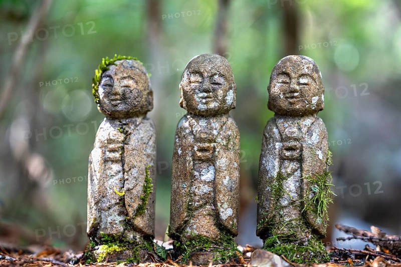 Jizo Statues, Koya, Ito-gun, Wakayama Prefecture, Japan